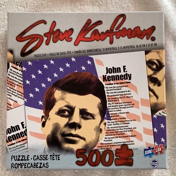 Puzzle - Steve Kaufman “John F. Kennedy” puzzle - Picture 1 of 5